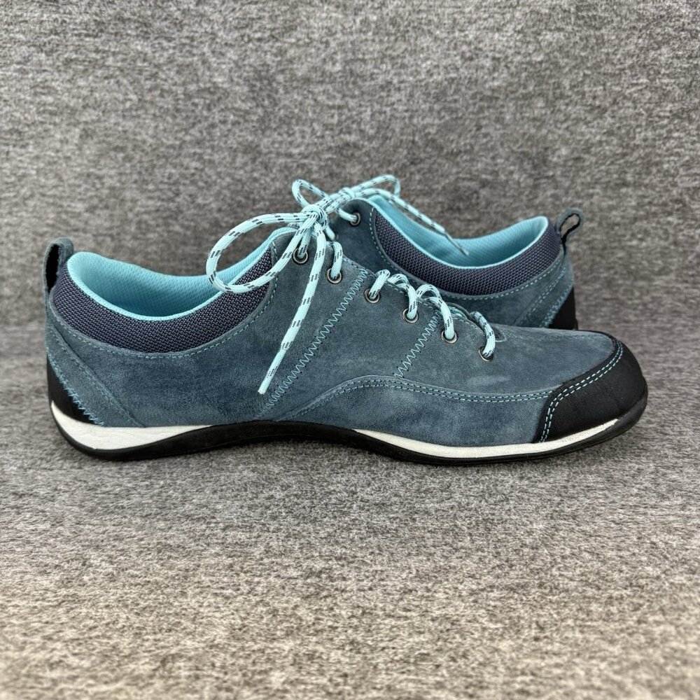 ✅LL Bean Beansport Feldspar Sneakers Blue Suede Low Top Comfort Shoes Womens 11M - Picture 9 of 10